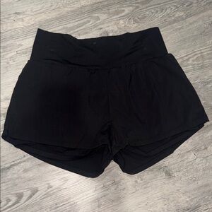 Elegant Black High-Waist Women's Shorts